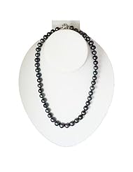 Black Freshwater Cultured AA Quality Pearl Necklace (9-10mm), 18"