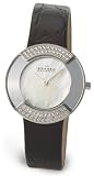 Skagen Women's 669SSLB4 Steel Collection Black leather Watch