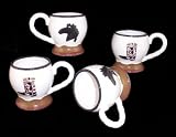 4PC MUG SET, COFFEE MUG,COWBOY WESTERN DECOR
