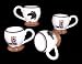 4PC MUG SET, COFFEE MUG,COWBOY WESTERN DECOR