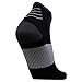 Plantar Fasciitis Sock - Compression Heel/Arch Support, Foot Sleeve, Ankle Socks (S/M, Black)