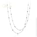 STUDIO 925: *AMELIA MULTI CZ DIAMONDS BY THE METRE NECKLACE*