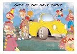 Set of 4 – Card-Golf Is The Only Sport… – Golf Card