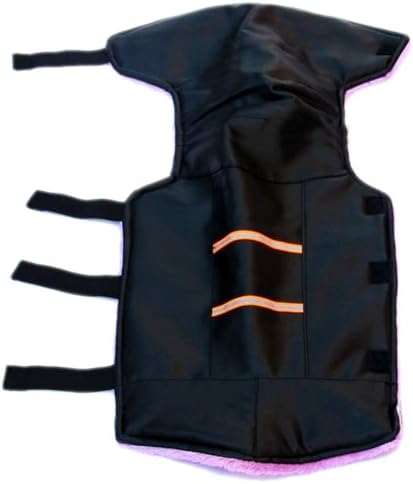 Aselling Black leatherette adjustable windproof knees legs warmer warm gaiter legs cover for Motorcycling bike Bicycle Cycling