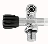 Tilos Yoke-DIN Conversion Nitrox Compatible Tank Pro Valve