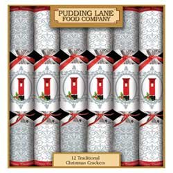 Christmas Crackers - Red Pillar Box - 12 Pack