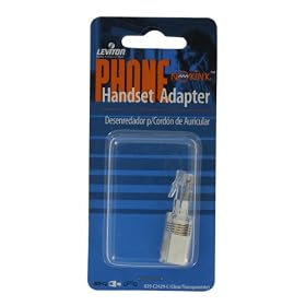 Leviton C2429-C Handset Untangler, Clear