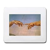 Michelangelo The Creation Painting Mouse Pad