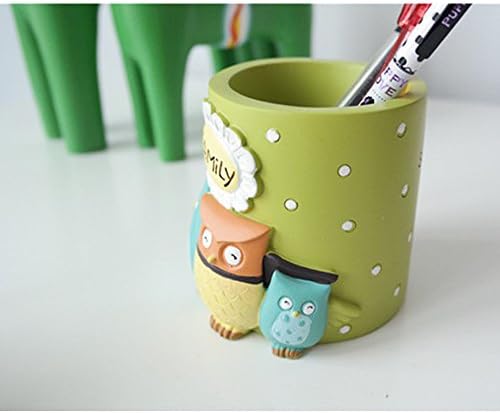 Cute Owl Pencil Holder Desk Organizer Accessories