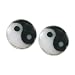 Stud Earrings Sterling Silver - Yin-Yang