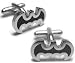 Search : Batman Batarang Silver Enamel Cufflinks Cuff Links