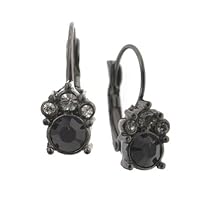 Black Diamonds Sweet Drop Earrings