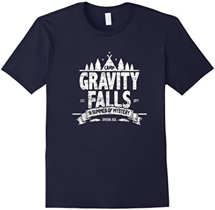 Men's camping t shirt Small Navy