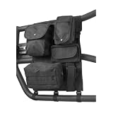 Rugged Ridge 13247.01 Black Molle Pal Tube Door Cargo Cover with Storage Bags by Rugged Ridge