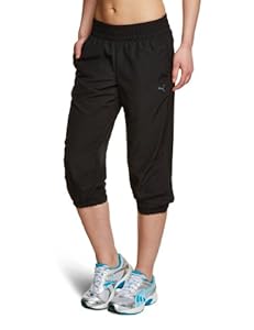 PUMA Damen Hose ESS Woven 3/4 Pants, Black, M, 823886 01