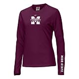 Nike Mississippi State Bulldogs Maroon Ladies Classic Logo Long Sleeve T-shirt