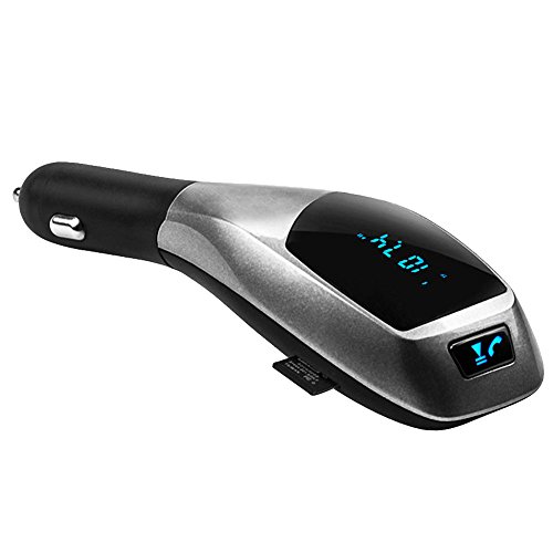 Car mp3 bluetooth fm transmitter mini wireless radio ad…