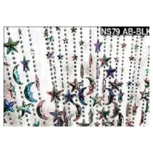 Sun Moon Stars Celestial Beaded Door Curtain Room Divider