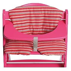 Hauck 668115 - Hochstuhleinlage 2teilig Multicolor rot