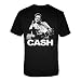 Loud Distribution Mens Johnny Cash - Flippin Black 4838Tsbpl Large T-Shirt