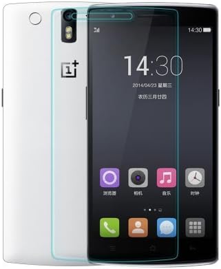 OnePlus One Screen Protector ,Ultra Clear HD Film with Anti-Bubble and Anti-Fingerprint - High Quality LCD Shield ,2.5D Round Edge 0.3mm Ultra-thin Tempered Glass Screen Protector for OnePlus One with 9H Hardness/Anti-scratch/Fingerprint resistant,Premium Tempered Glass 0.26mm Protective Screen Protector ONE PLUS One ,Oneplus One Plus One FDD LTE 4g Mobile Phone 5.5" 1080p, Premium Tempered Glass - Lifetime Replacement Warranty-Exeption®