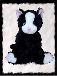 340 Purrzy Black Cat 15" Make Your Own *NO SEW* Stuffed Animal Kit w/Backpack