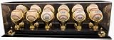 Ultimate 12 Ball with Gold Rings and Riser Display Case with Engraved MLB Team Logo