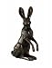 Bronze Hare Sculpture Poppy By Harriet Glen