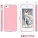 iPhone 5s Case,iPhone SE Case,iPhone 5 Case,by Ailun,Shock-Absorption Bumper,Anti-Scratch, Reduce Fingerprint&Oil Stain,Slim&Light Shell,Soft Dual Color TPU Back Cover[Pink]