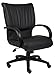 Boss Mid Back Black Leatherplus Executive Chair