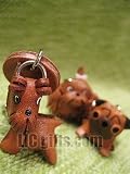* SCHNAUZER * 3D Cell Phone Charms VANCA Craft Petit Mini Mascot Leather Dog