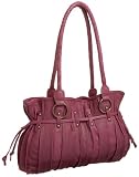 Latico Nappa Candy Stripe Drawstring Shoulder Bag