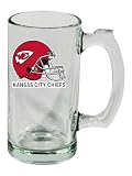 Kansas City Chiefs Beer Mug: 13oz Glass Sports Tankard