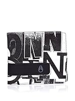 NIXON Billetero Logo Negro / Blanco