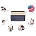 StarVast Storage Bin Cotton & Jute Portable Foldable Organizer Boxes, Big Canvas Storage Basket Bag for Baby & Kids Toys, Clothes, Cars and Books without Cover