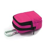 Nikon Coolpix L16 Digital CaseCrown Camera Compact Padded Back Front Pocket PINK Case