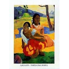 Paul Gauguin - Nafea Faa Ipoipo Poster Kunstdruck (80 x 60cm)