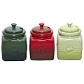 Le Creuset Stoneware Mini Sauce Jars, Set of 3