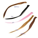 New 3PCS Fashion cosplay Clip On in Straight Hair party salon long Extensions (Light Brown)