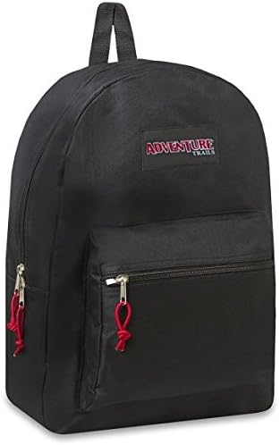 Adventuretrails 17" Backpack Bookbag (Black)