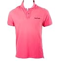 Soul Cal Pique Polo T-Shirt - Pink - Mens