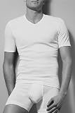 Schiesser Original Fine Rib Seamless V-Neck T-Shirt (05-123)