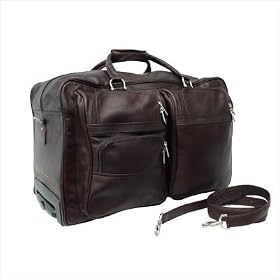 Buy Piel 2023-SDL Saddle Soft Carry-On Wheeler by Piel Leather