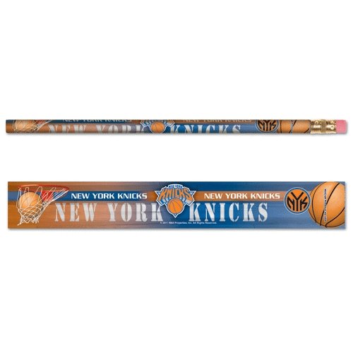NEW YORK KNICKS OFFICIAL LOGO PENCIL 6-PACK