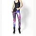 HOFISH Women's Pattern Galaxy Leggings Cotton Stretch Tight Pants