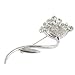 Tall Flower Brooch