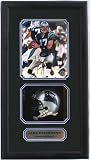 Jake Delhomme Autographed 8x10 with mini helmet in a Shadow Box Frame - Carolina Panthers