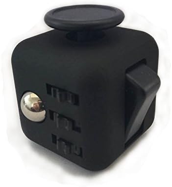 Cattle Fidget Cube Relieves Stress And Anxiety for Children and Adults (black 9, 5x5x5)