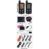 Car Remote Alarm 2 Way LCD Starter Security System 