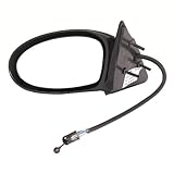 IMAGE OF CIPA 27620 OE Replacement Manual Outside Rearview Mirror (Black) - Driver Side